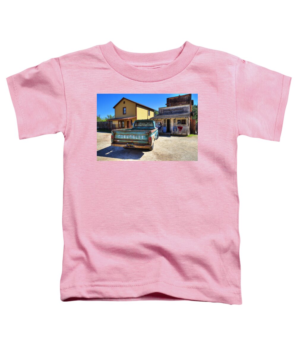 Chevy Toddler T-Shirt featuring the photograph Wild West Chevrolet by Lynn Bauer