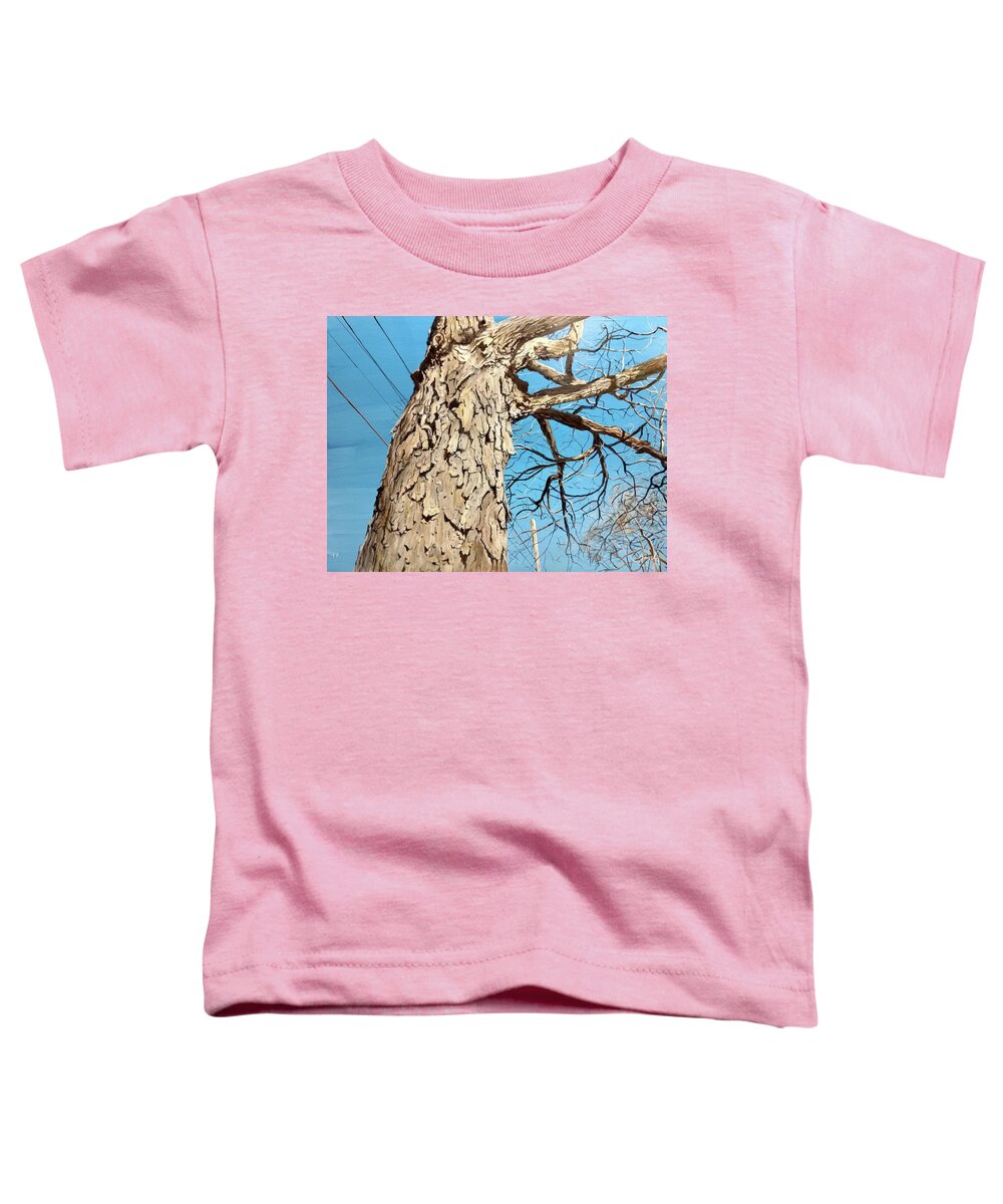 Tree Toddler T-Shirt featuring the painting Witness by William Brody