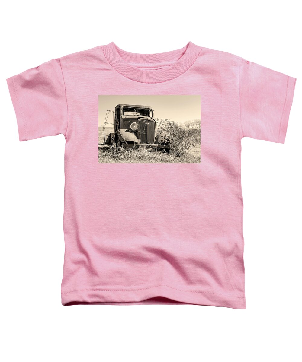 Vintage Truck Toddler T-Shirt featuring the photograph Yesterday by Holly Ross