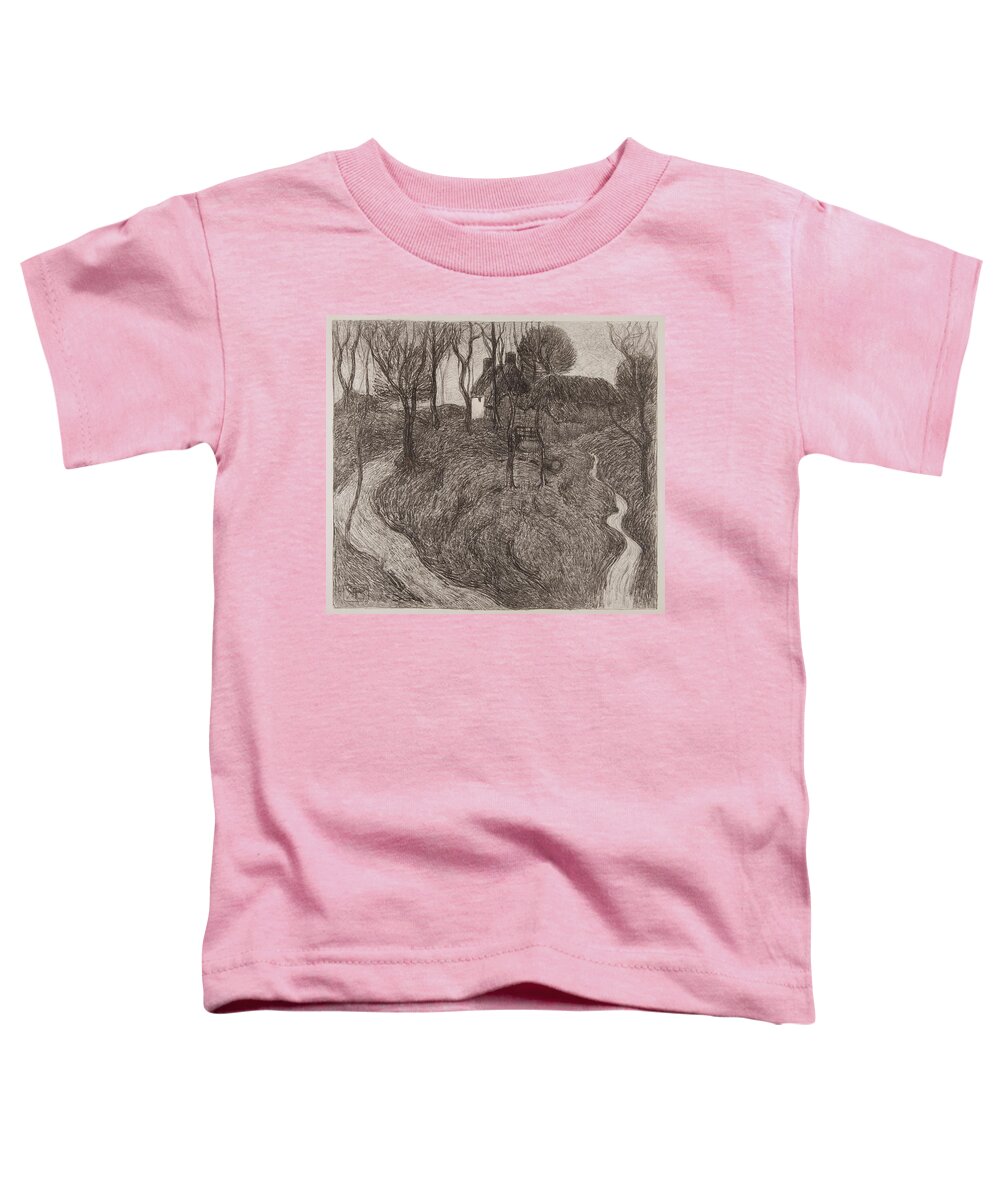 Robert Polhill Bevan (1865-1925) - Hawkridge Toddler T-Shirt featuring the painting Hawkridge #1 by Robert Polhill