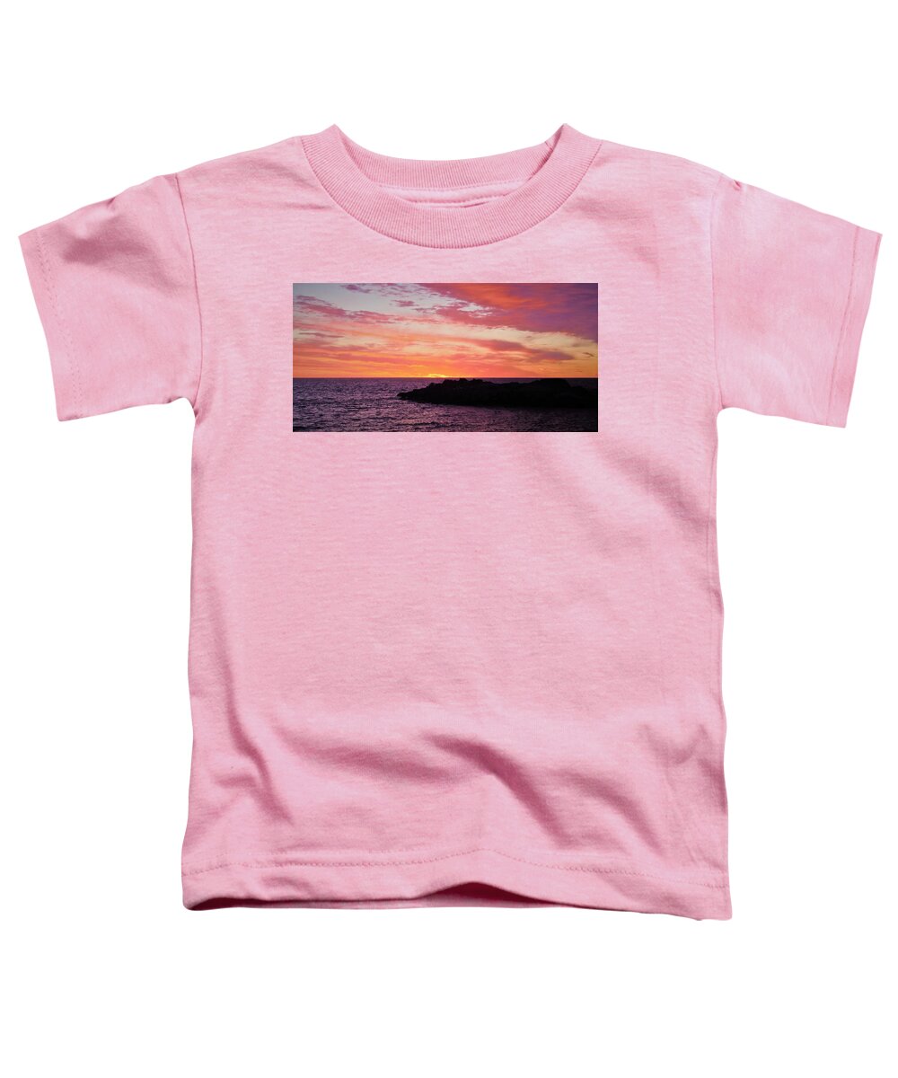 - Purple Sunrise Toddler T-Shirt featuring the photograph - Purple Sunrise #1 by THERESA Nye