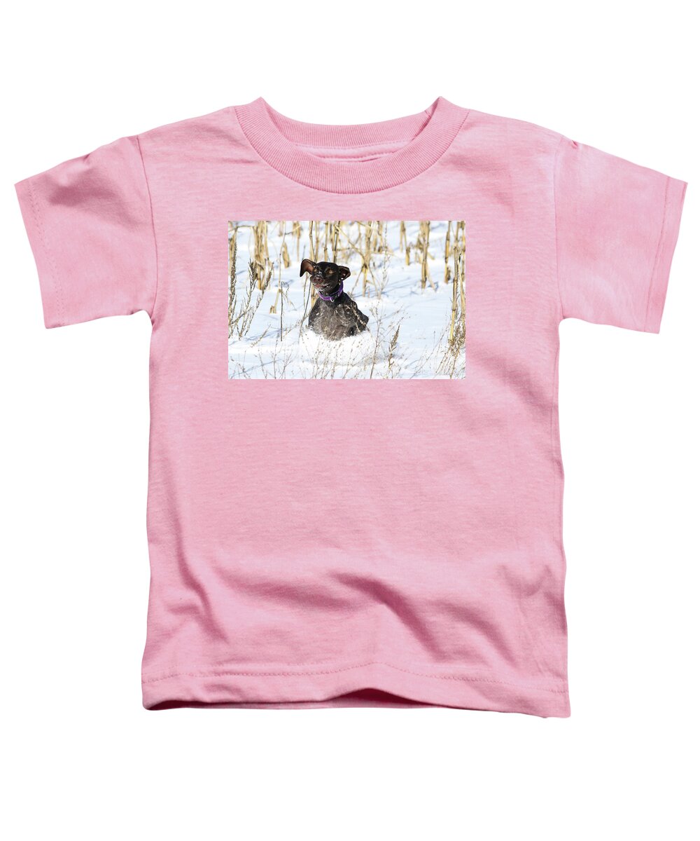 Goofy Toddler T-Shirt featuring the photograph Silly Face Macie by Brook Burling