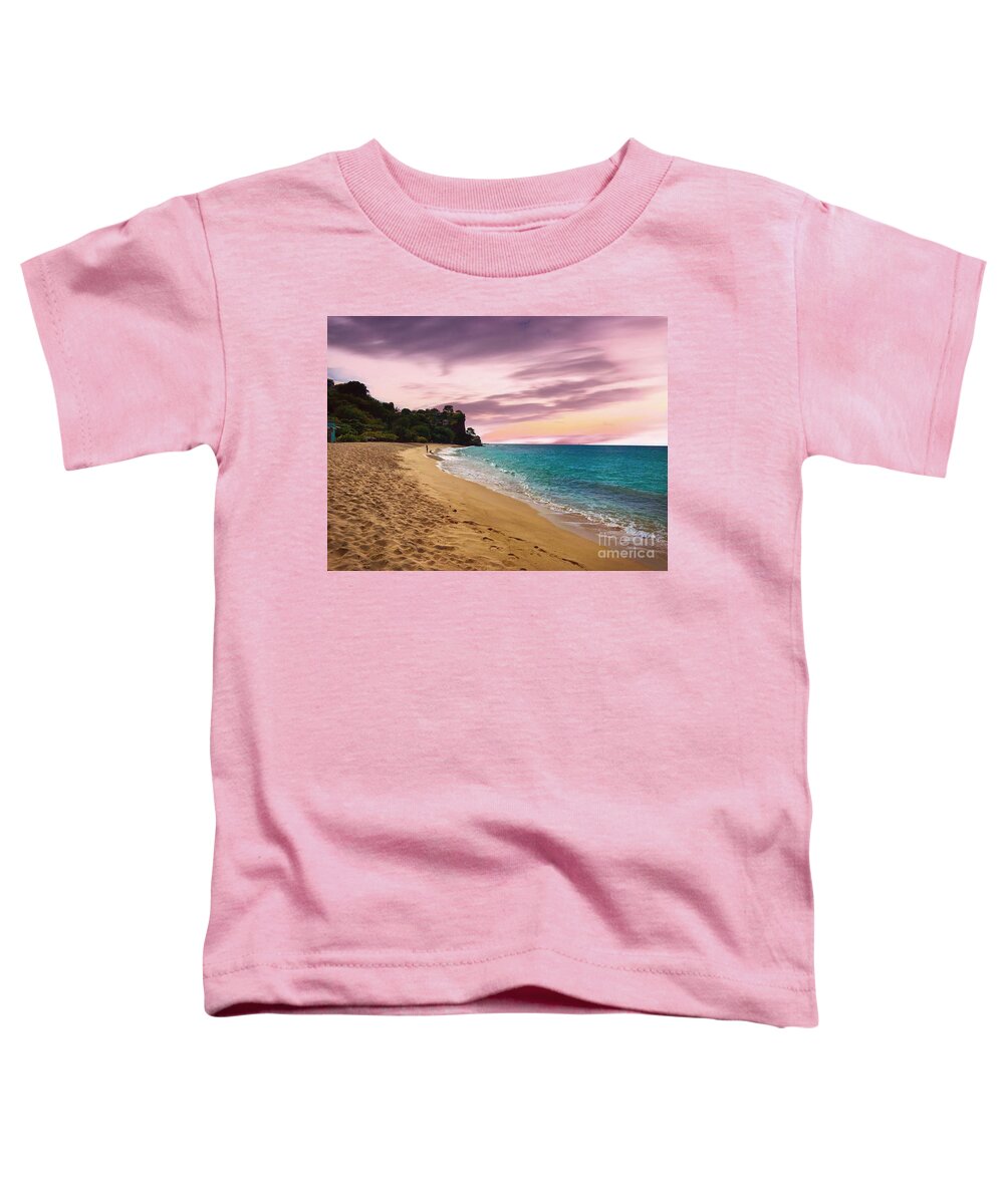 Seascape Toddler T-Shirt featuring the photograph Tranquility #1 by Laura Forde