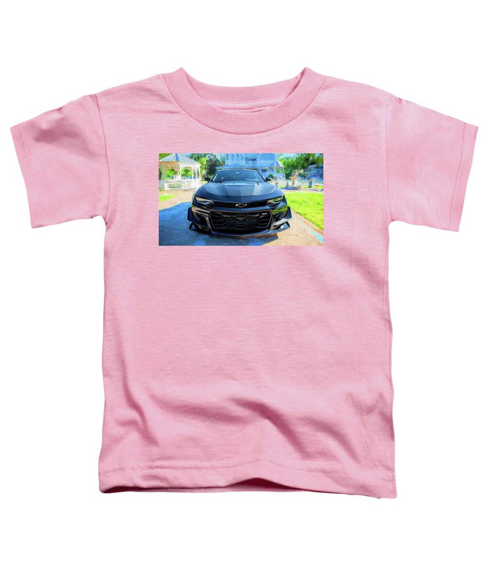 2018 Chevrolet Camaro Zl1  Toddler T-Shirt featuring the photograph 2018 Chevrolet Camaro ZL1 16n by Rich Franco