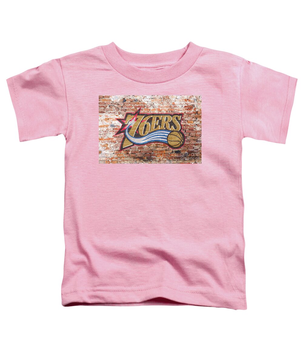 Nba Toddler T-Shirt featuring the photograph 76ers by Steven Parker