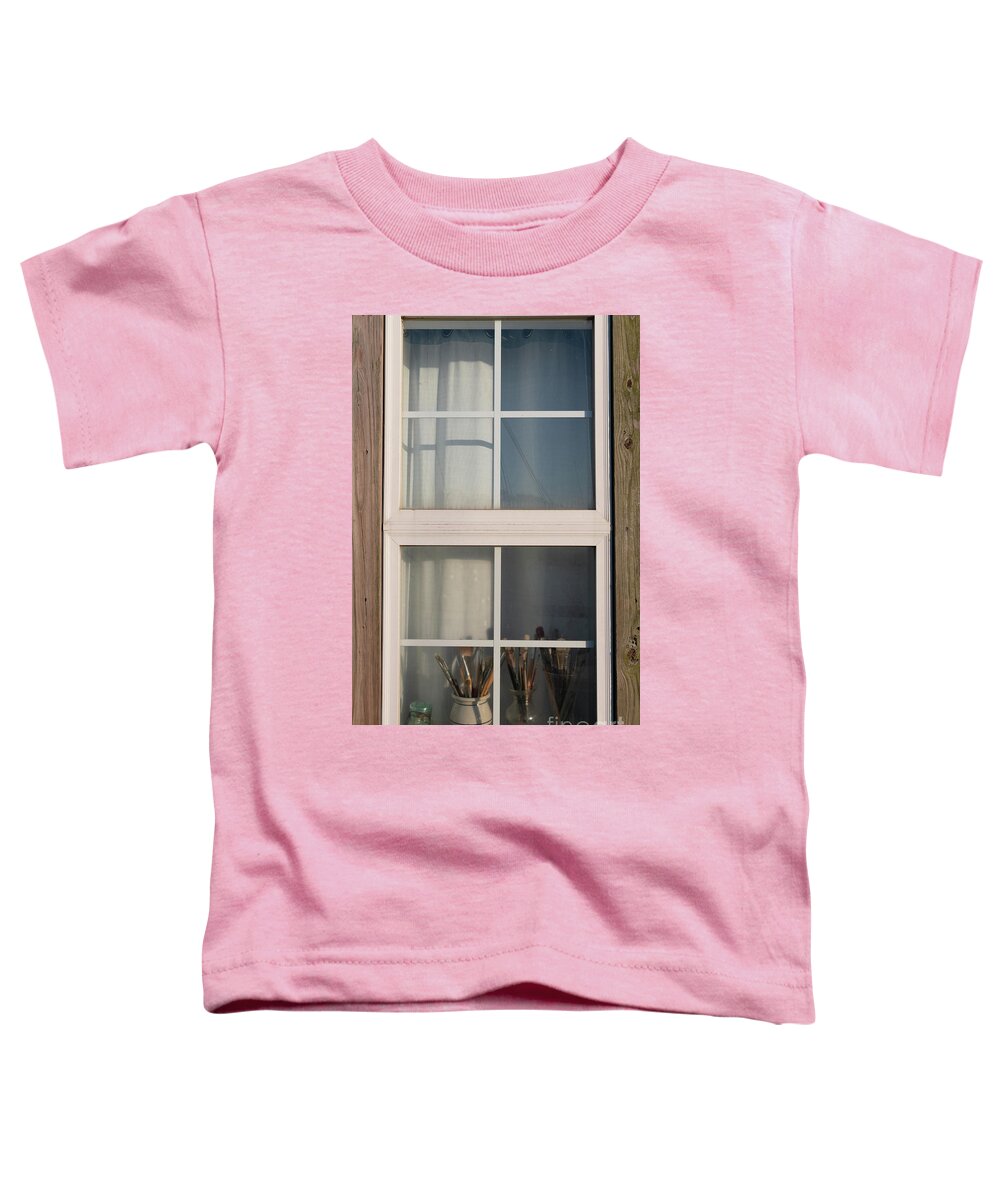 Window Toddler T-Shirt featuring the photograph Artist Window by Dale Powell