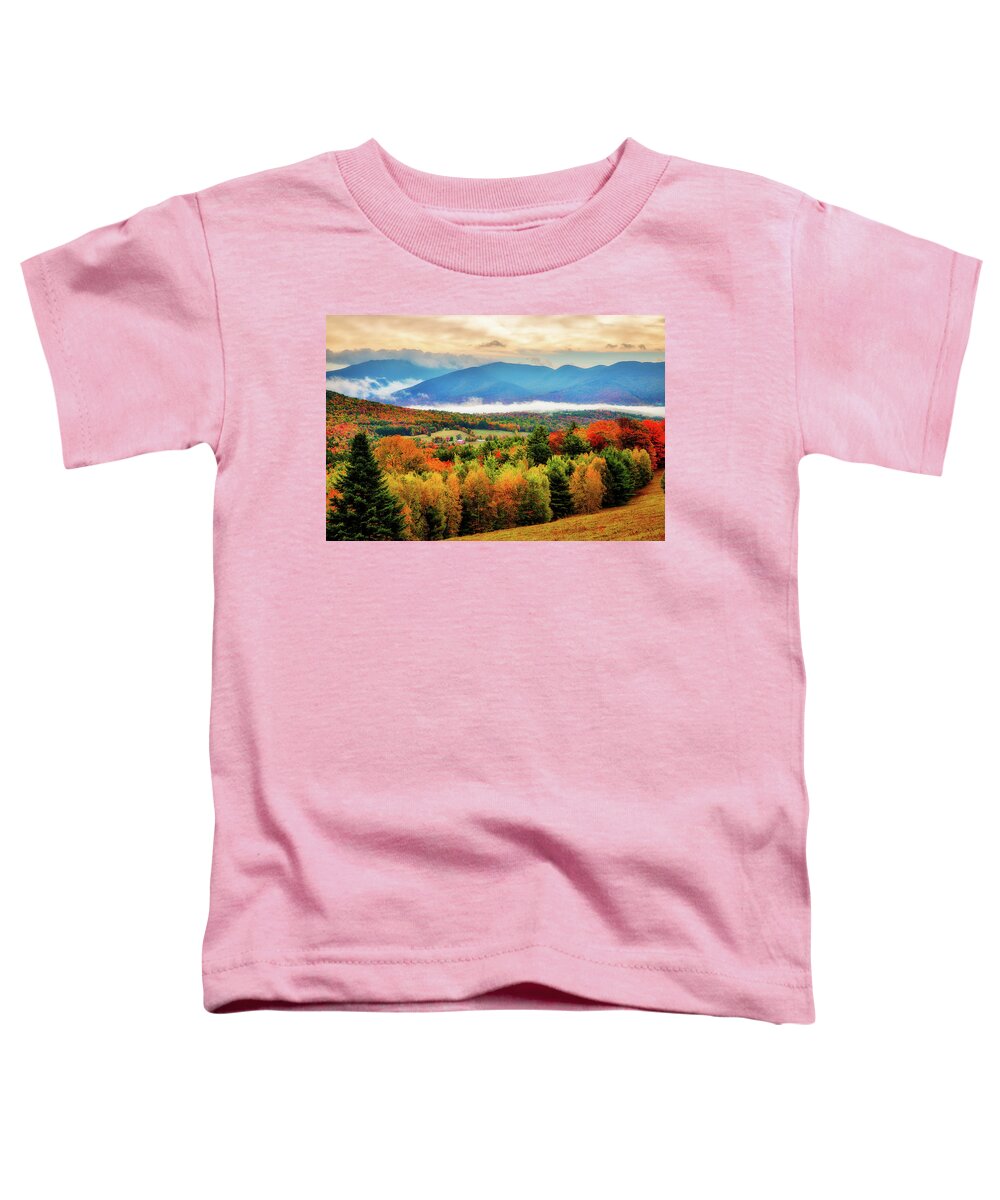 Sugar Hill Toddler T-Shirt featuring the photograph Autumn in Sugar Hill by Robert Clifford