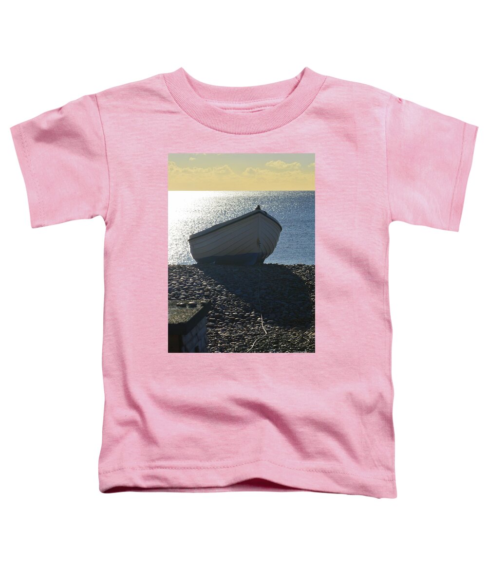Boat Toddler T-Shirt featuring the photograph Beached by Andy Thompson