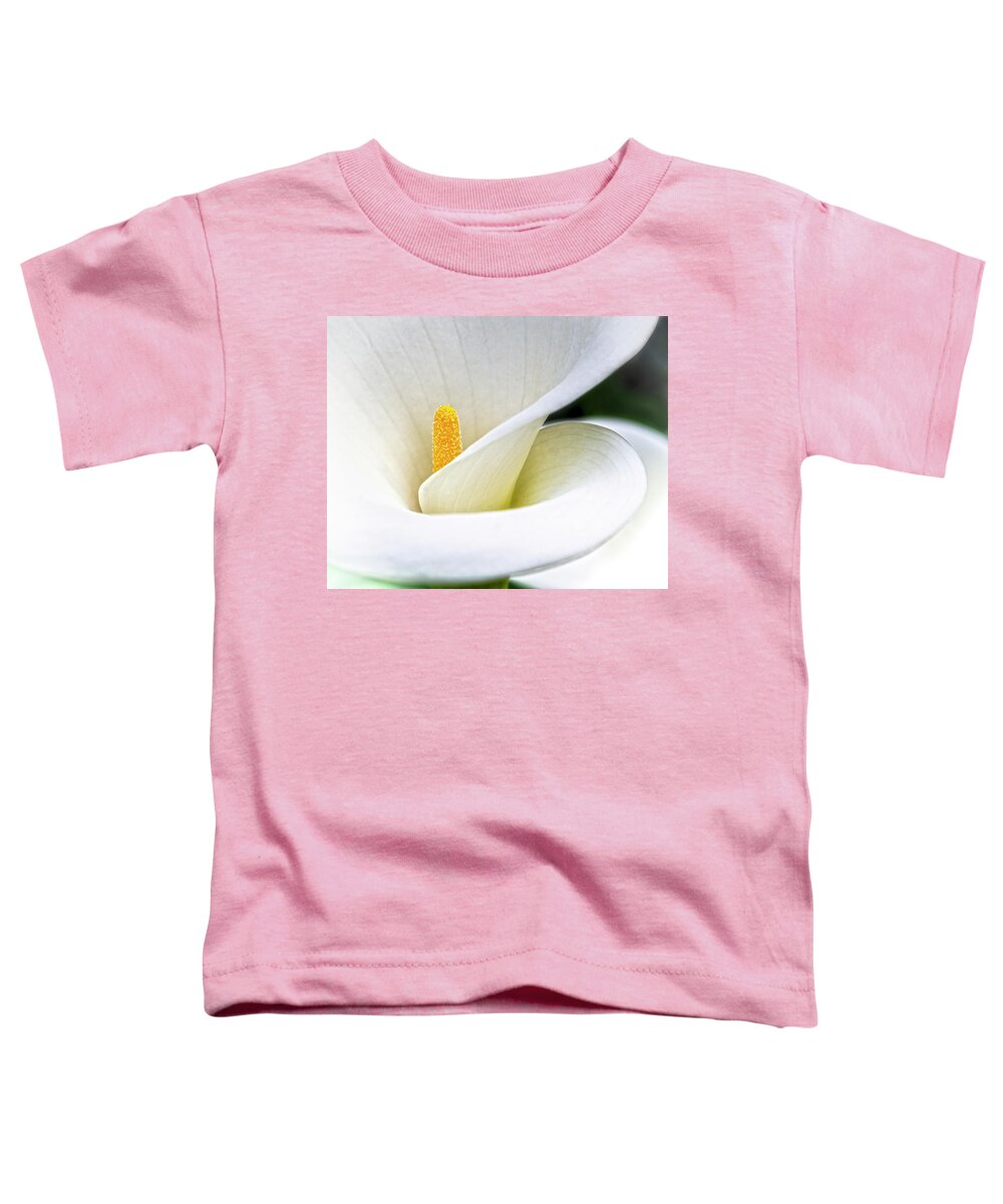 Flower Toddler T-Shirt featuring the photograph Cala by Silvia Marcoschamer