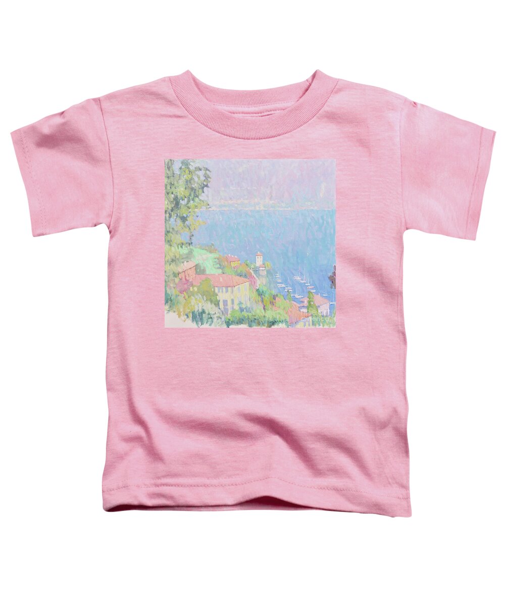 Fresia Toddler T-Shirt featuring the painting Carried Away by Jerry Fresia