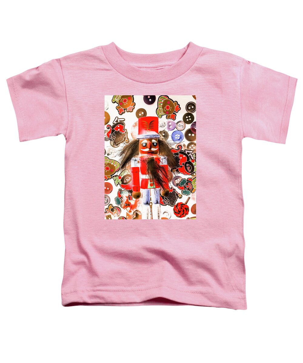 Xmas Toddler T-Shirt featuring the photograph Christmas soldier spook by Jorgo Photography