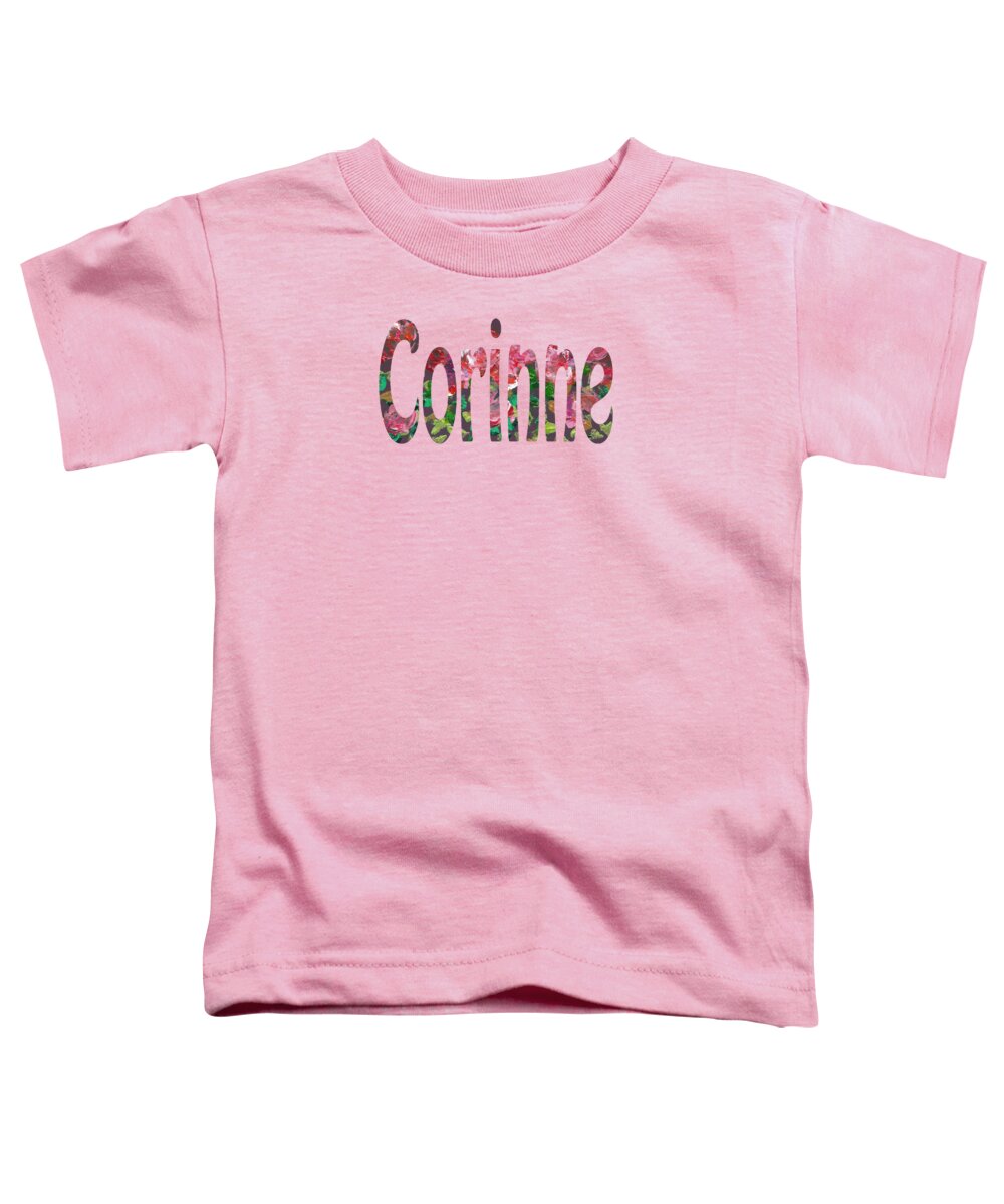 Corinne Toddler T-Shirt featuring the digital art Corinne by Corinne Carroll