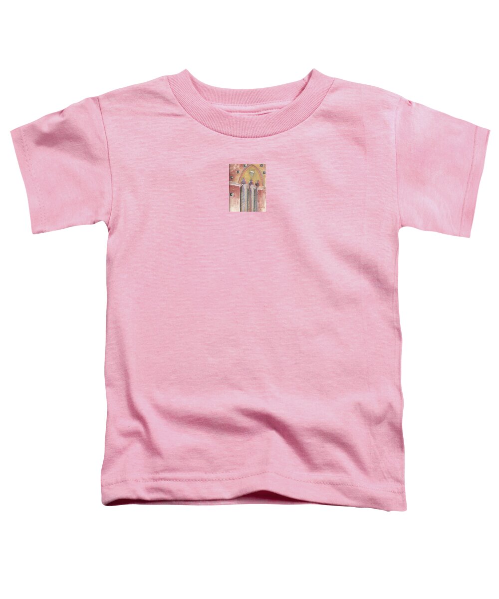 Watercolor Toddler T-Shirt featuring the painting Italian Arch by Suzanne Giuriati Cerny