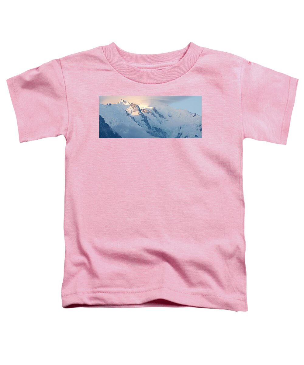 Mont Blanc Toddler T-Shirt featuring the photograph Mont Blanc sunrise by Stephen Taylor