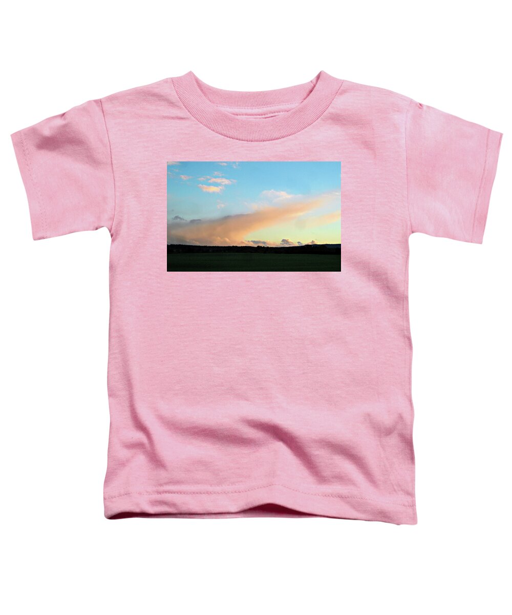 Mountain Climbs Toddler T-Shirt featuring the photograph Mountain Climbs by Cyryn Fyrcyd