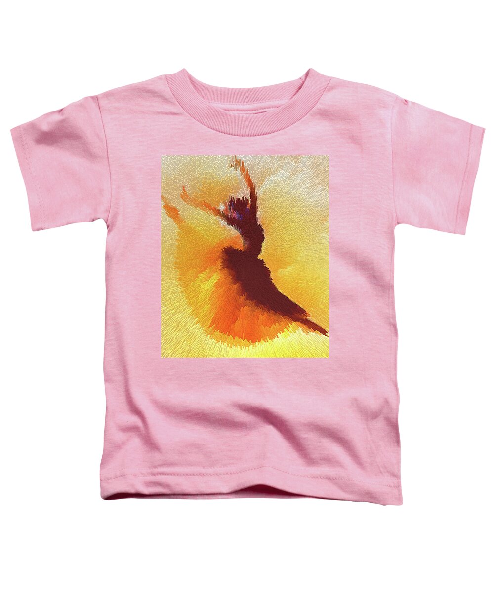 Passion Toddler T-Shirt featuring the digital art Passion by Alex Mir