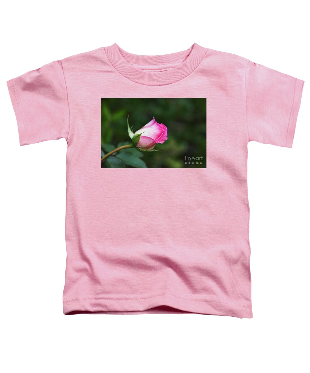 Flower Toddler T-Shirt featuring the photograph Pink and White by Joan Bertucci