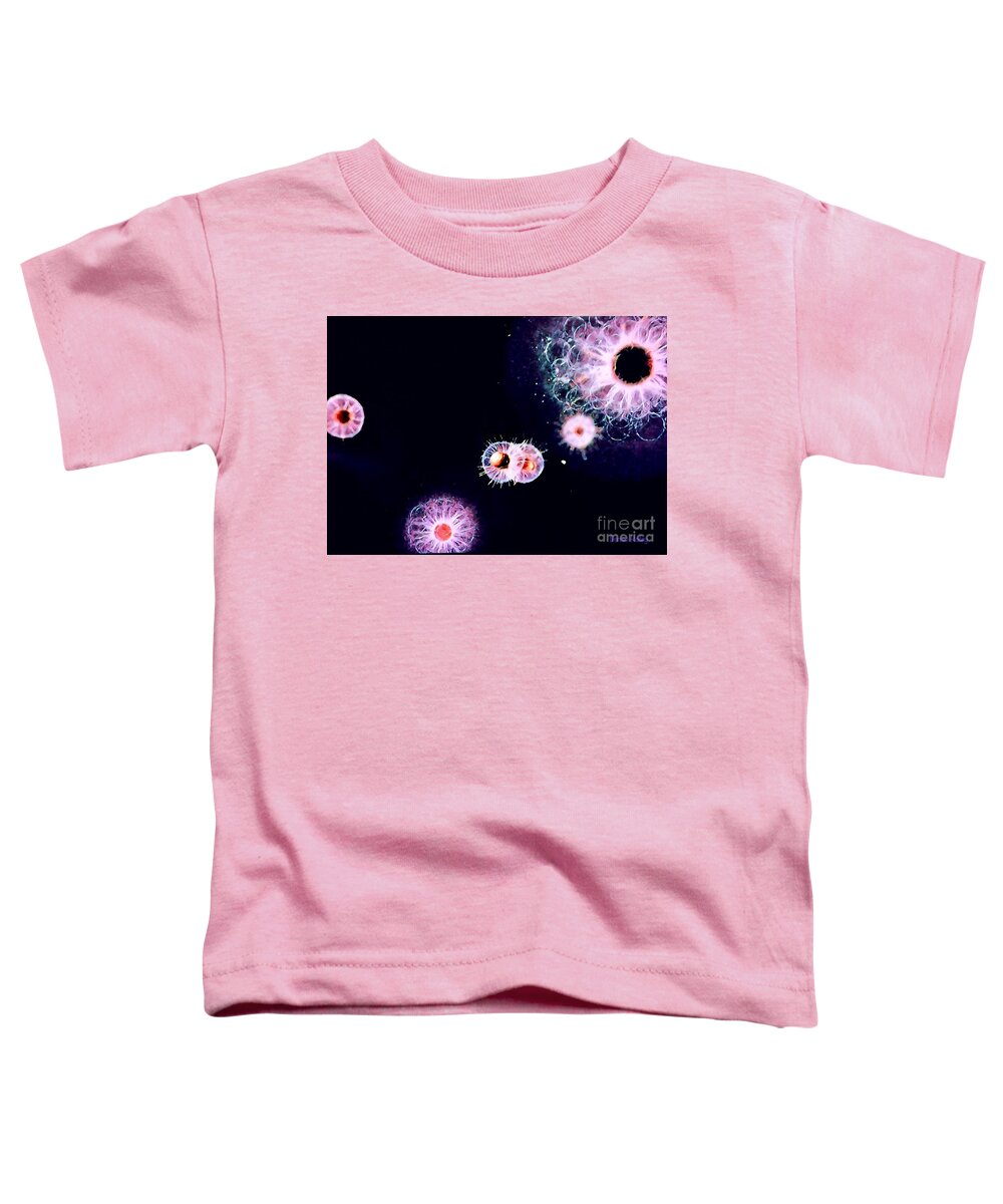 Evolution Toddler T-Shirt featuring the digital art Primordial by Denise Railey