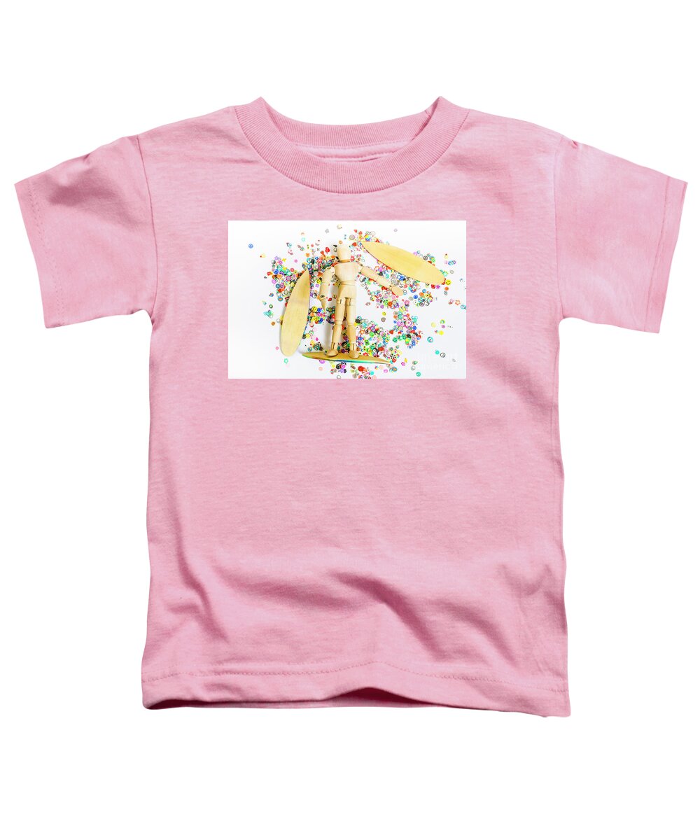 Surfer Toddler T-Shirt featuring the photograph Sandalwood Seas by Jorgo Photography
