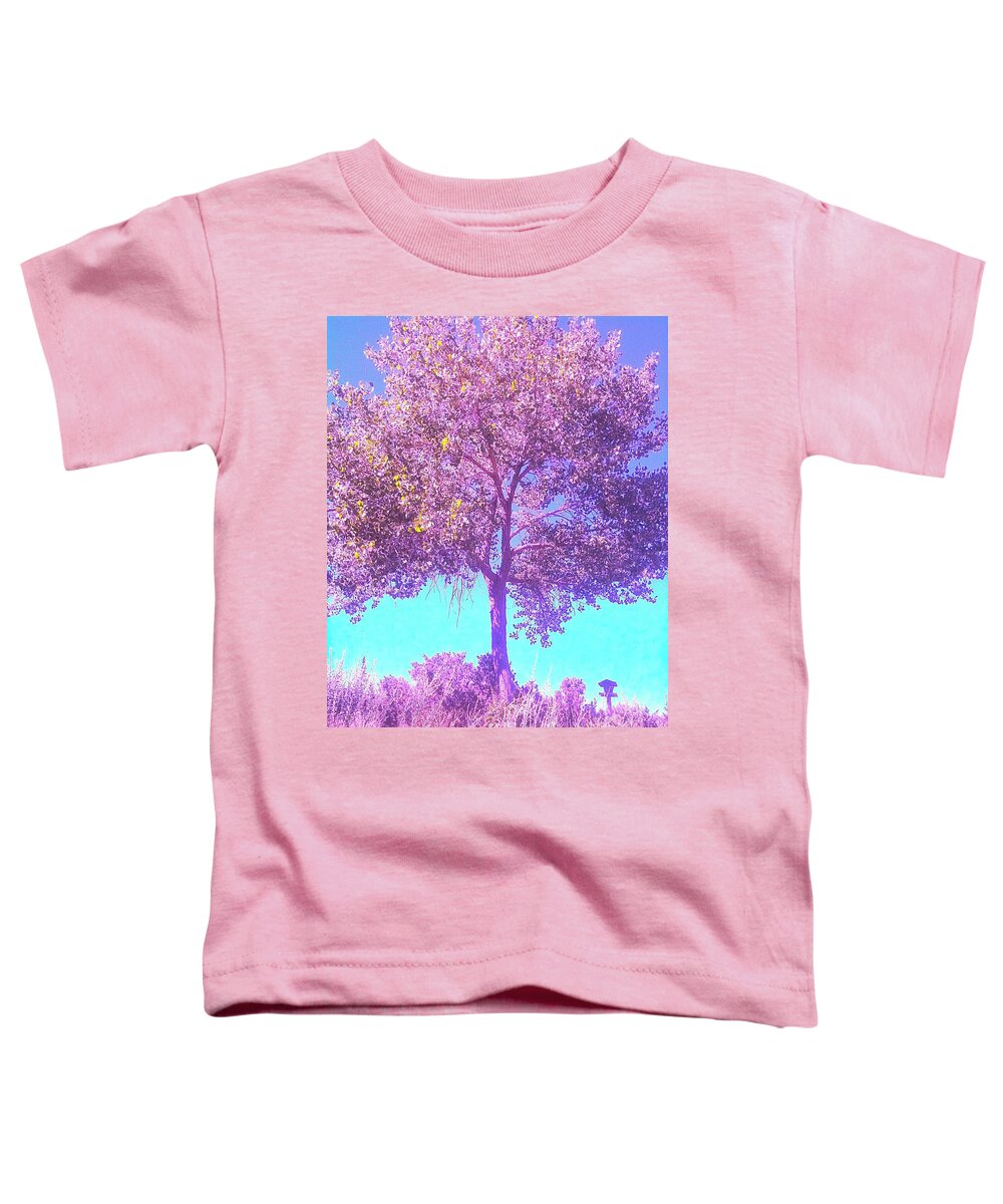 Tree Toddler T-Shirt featuring the photograph Santa Fe Tree 5 by Marty Klar
