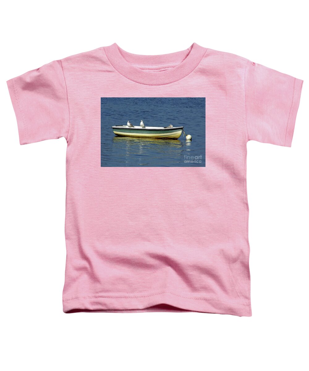Boats Toddler T-Shirt featuring the photograph Sea Gull Boat by D Hackett