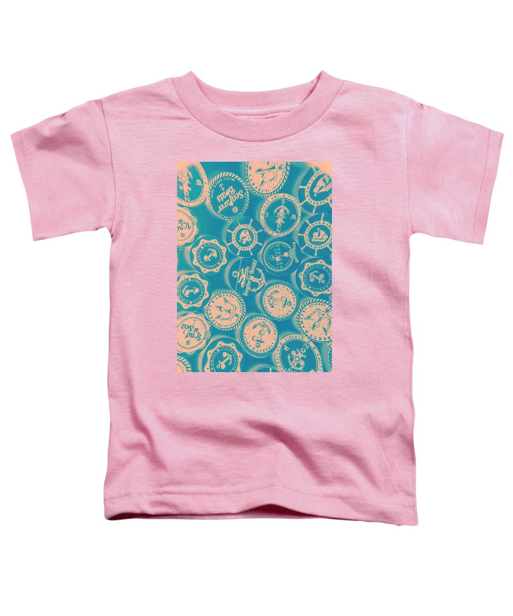 Nautical Toddler T-Shirt featuring the photograph Ship shape nautical designs by Jorgo Photography