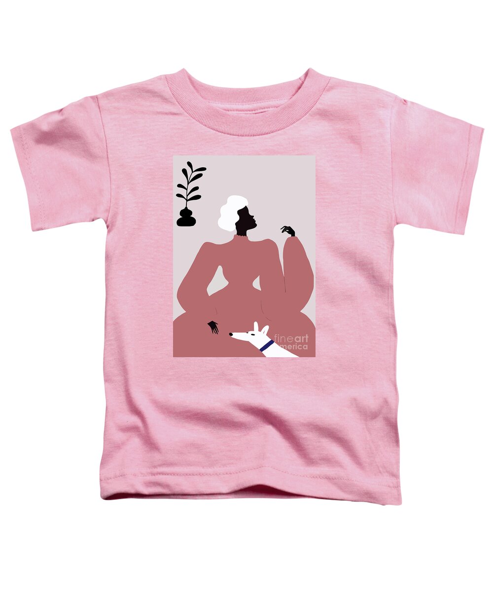 Woman Toddler T-Shirt featuring the digital art Sunday Afternoon by Yi Xiao Chen