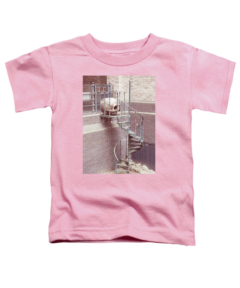 Skull Toddler T-Shirt featuring the digital art The Welcoming Committee by Joseph Westrupp