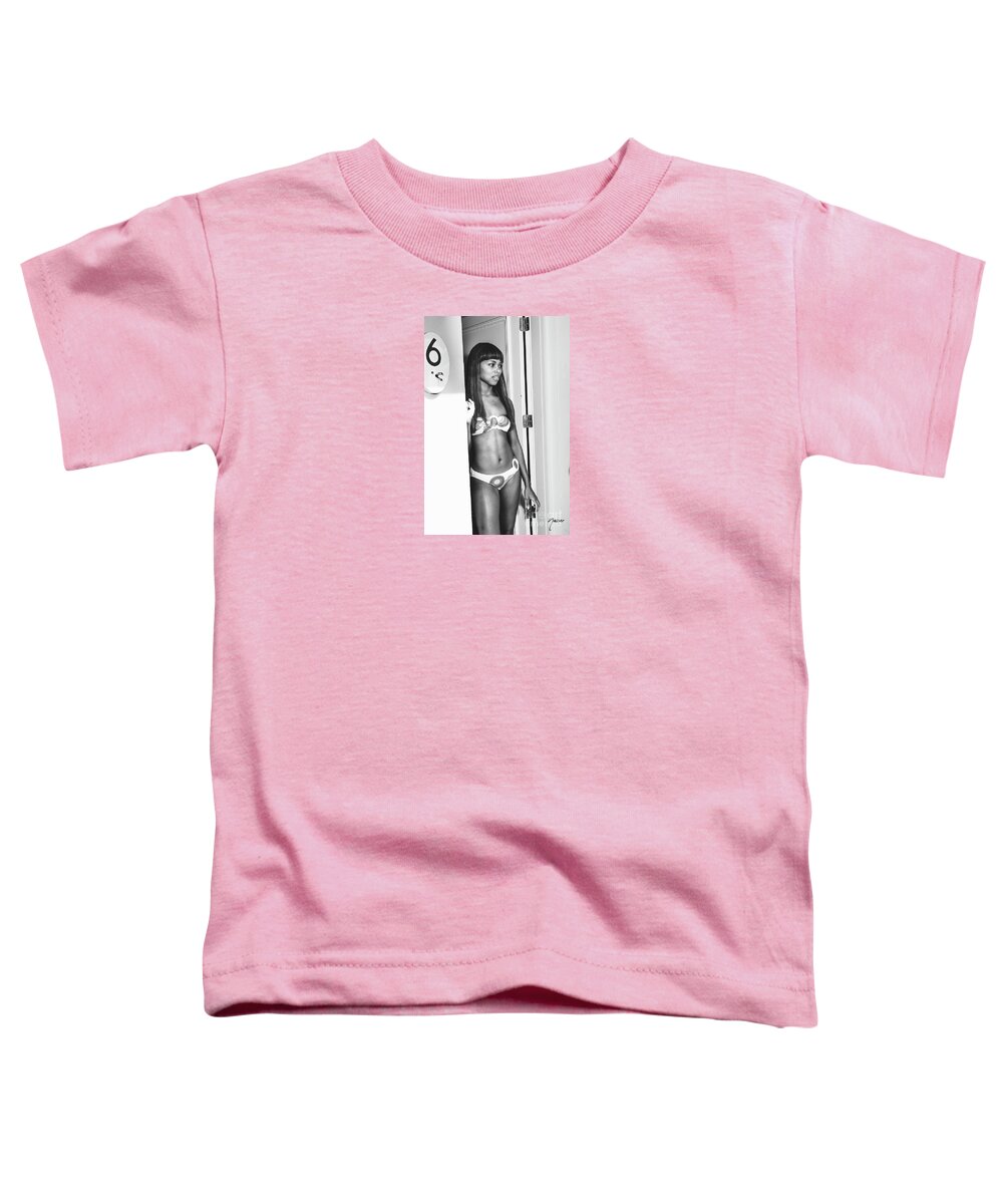 Sexy Girl Wall Art Toddler T-Shirt featuring the photograph 0759 Dominique at Cranes Beach House Delray Beach by Amyn Nasser