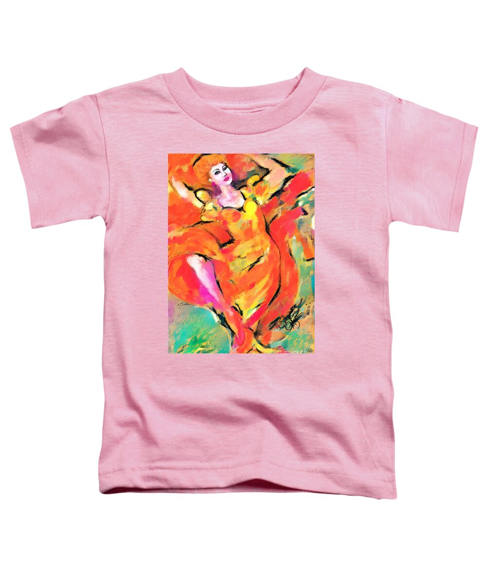Figurative Art Toddler T-Shirt featuring the digital art New Dancing Shoes 06 by Stacey Mayer