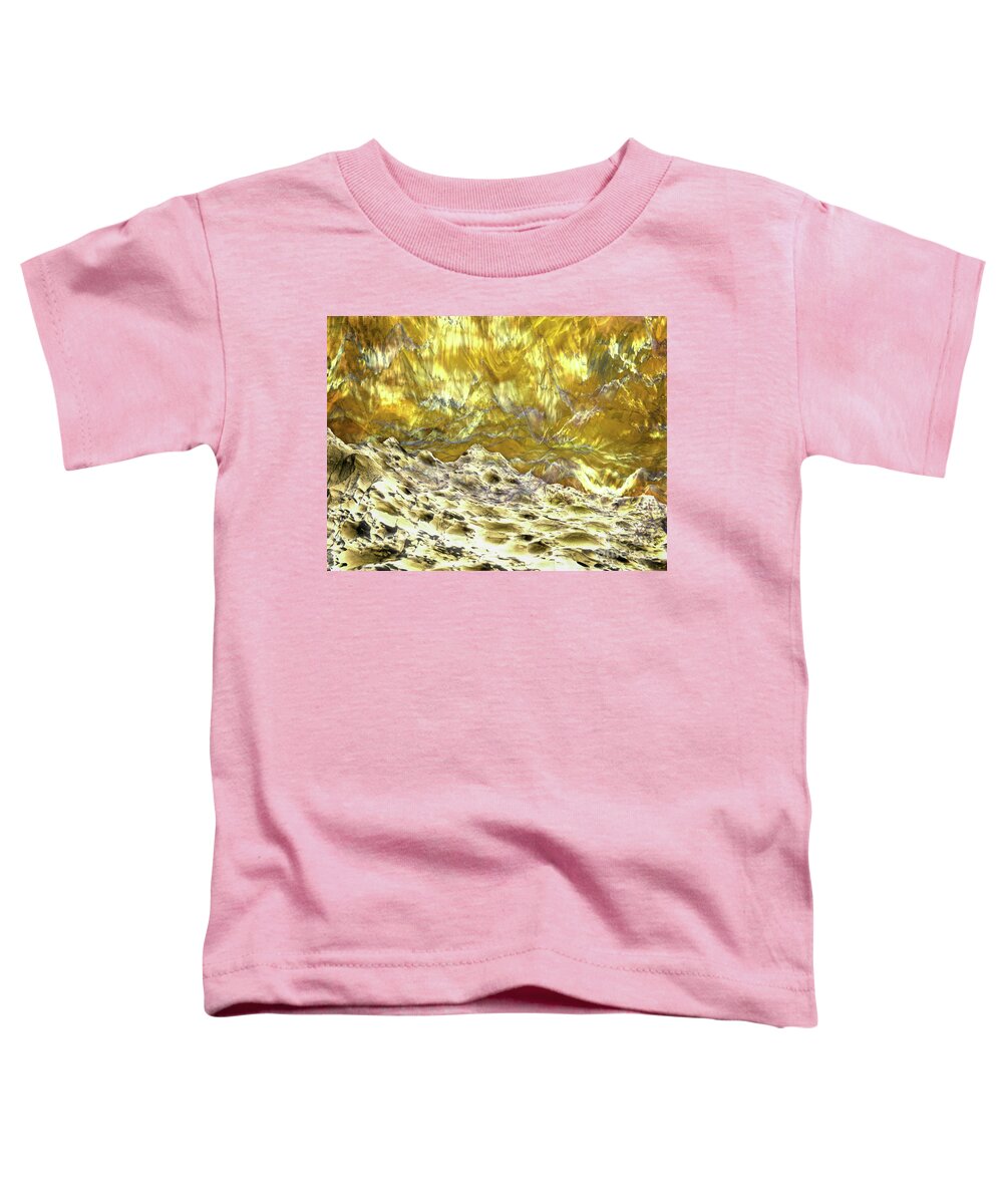 Space Toddler T-Shirt featuring the digital art Reflections of Another World by Phil Perkins