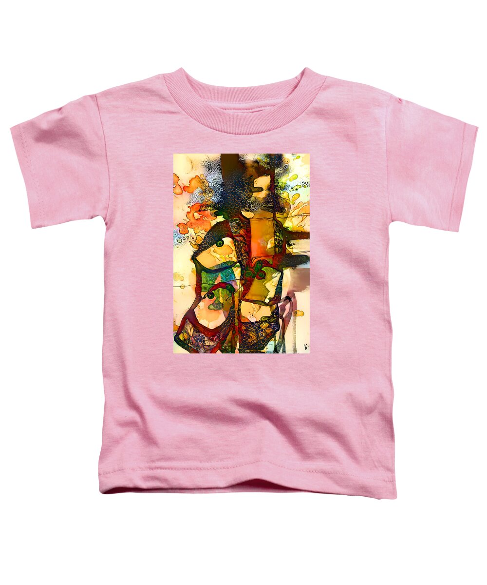 Contemporary Art Toddler T-Shirt featuring the digital art 104 by Jeremiah Ray