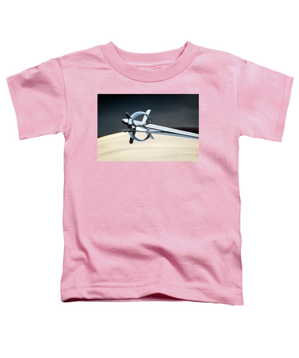 Buick Toddler T-Shirt featuring the photograph 1953 Buick Hood Ornament #2 by Dennis Hedberg