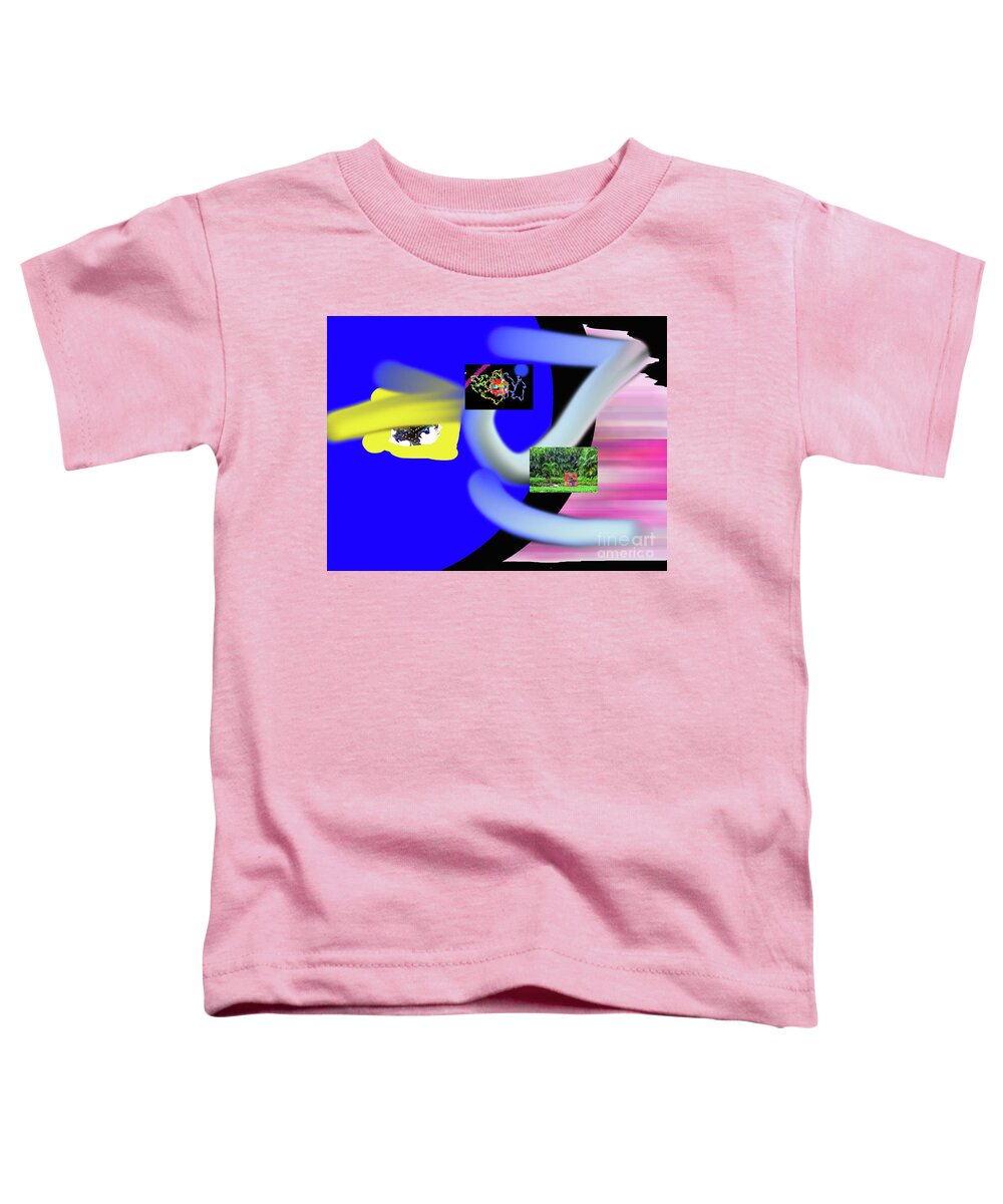  Toddler T-Shirt featuring the digital art 5-18-2022h by Walter Paul Bebirian