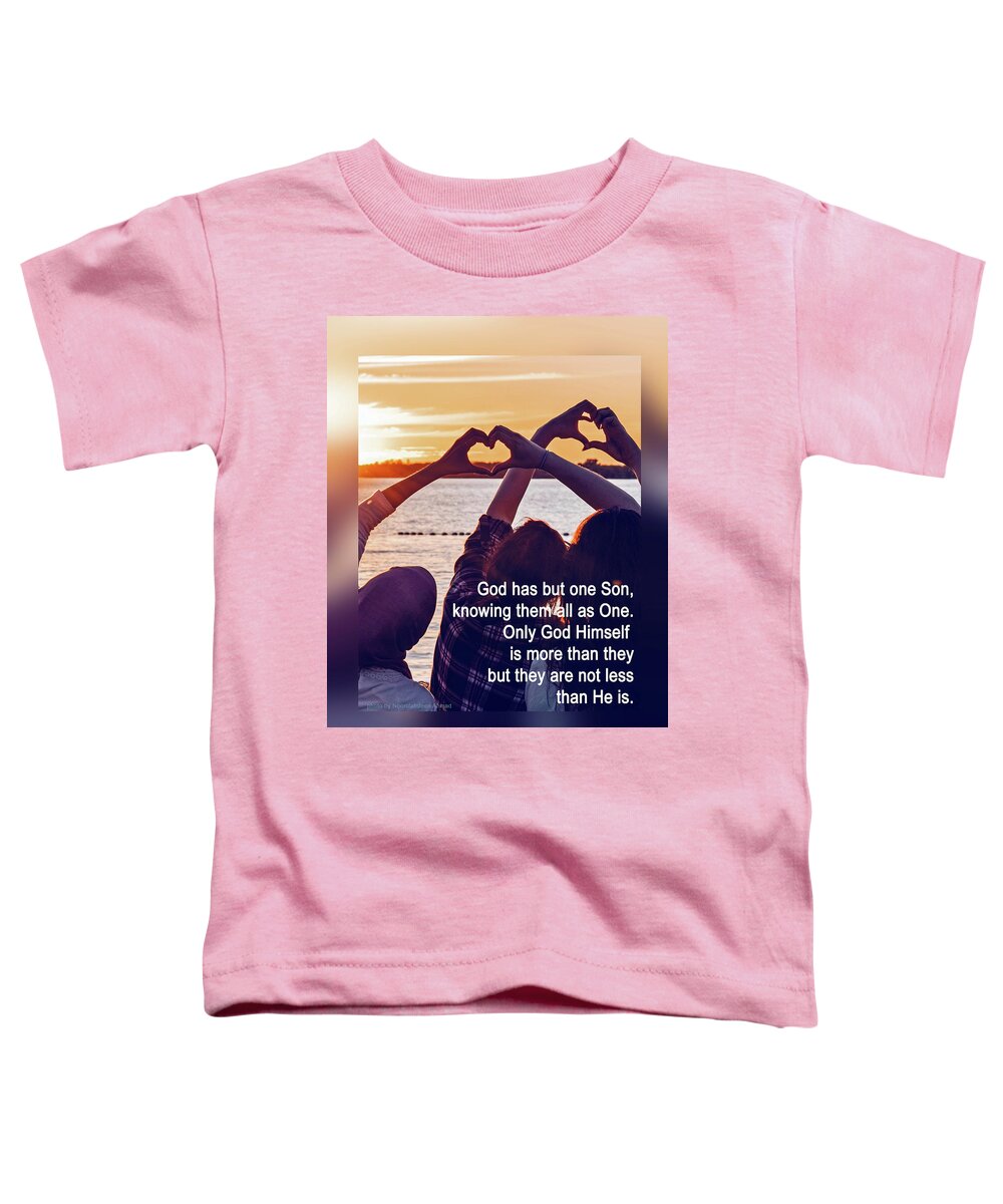 Acim Toddler T-Shirt featuring the digital art A Course In Miracles 10 by John Vincent Palozzi