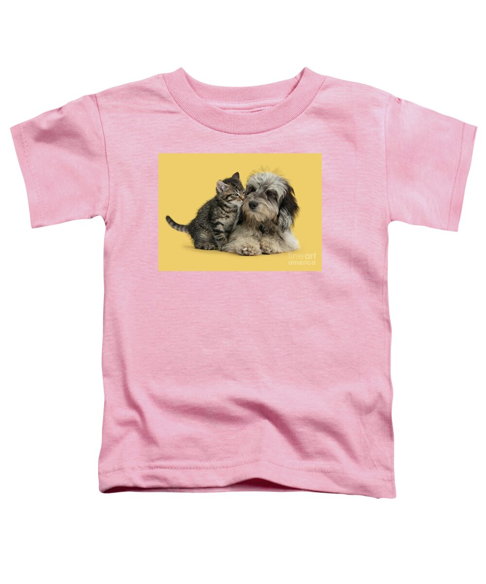 Cute Toddler T-Shirt featuring the photograph Act like You Wanna Kiss me by Warren Photographic