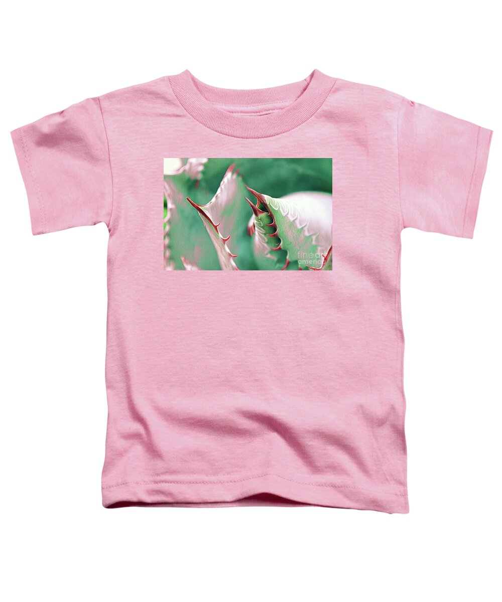 Succulent Toddler T-Shirt featuring the photograph Alien Succulents by Susan Vineyard