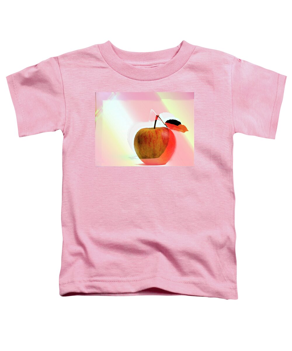 Apple Toddler T-Shirt featuring the photograph Apple peel by Luc Van de Steeg