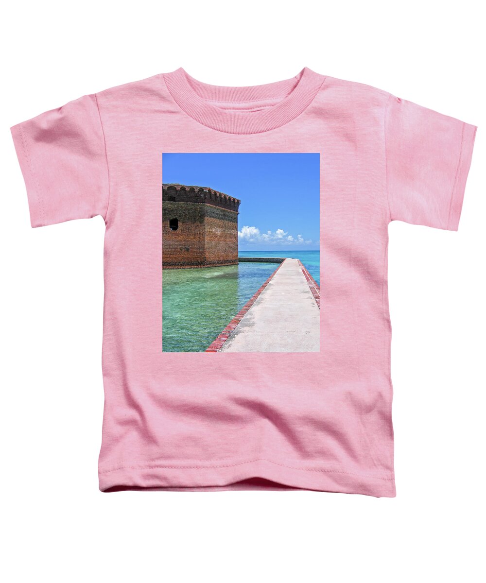 Fort Toddler T-Shirt featuring the photograph Around the Fort 01 by Ginger Stein
