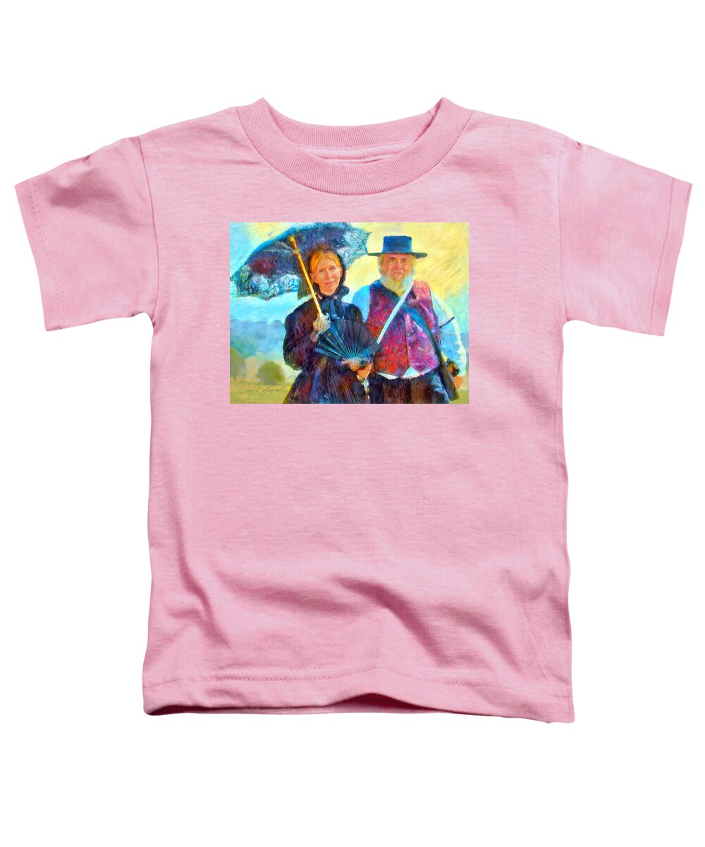 Civil War Toddler T-Shirt featuring the painting Battle Watchers by Joel Smith