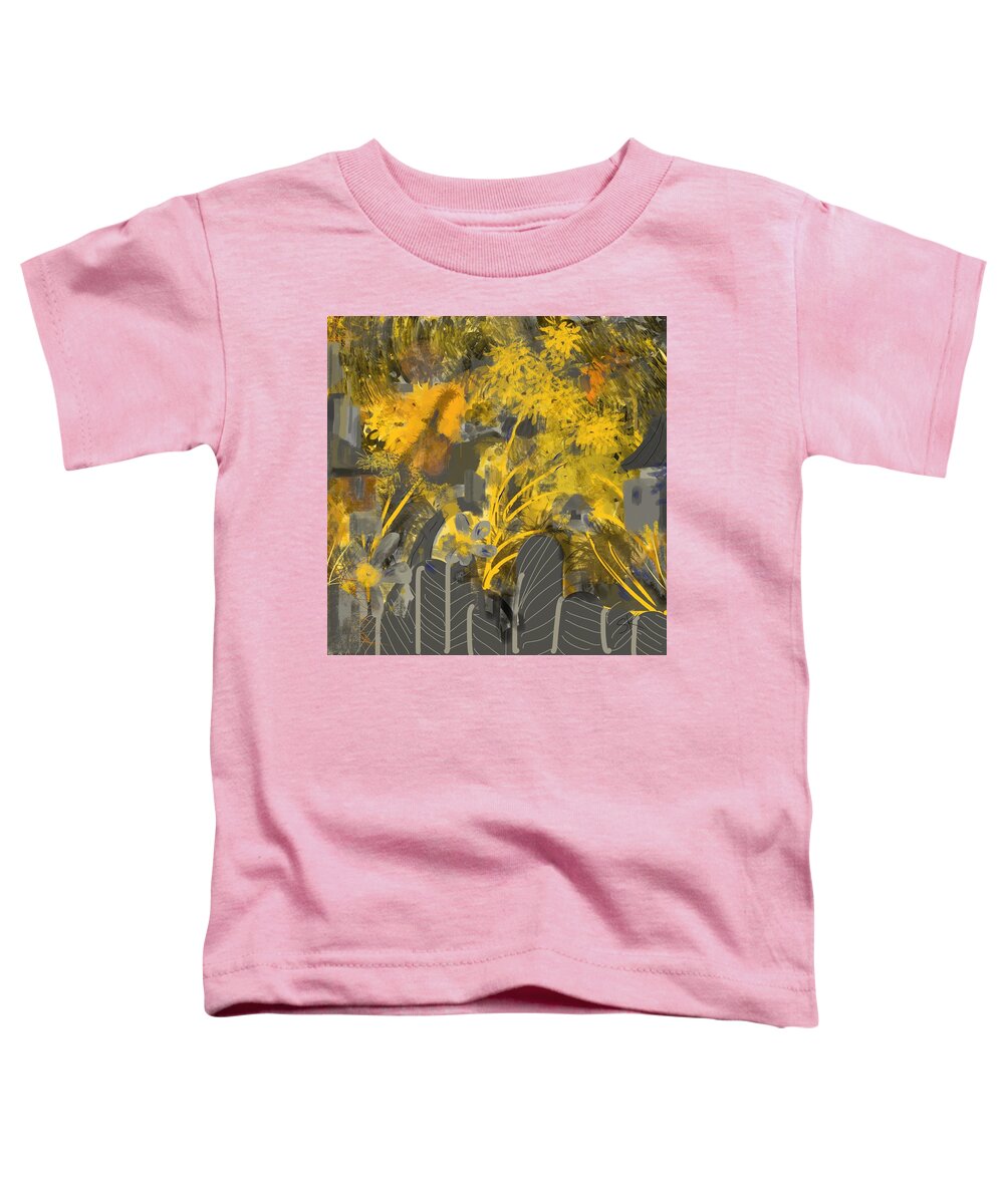 Abstract Toddler T-Shirt featuring the digital art Beyond the Gate by Sherry Killam