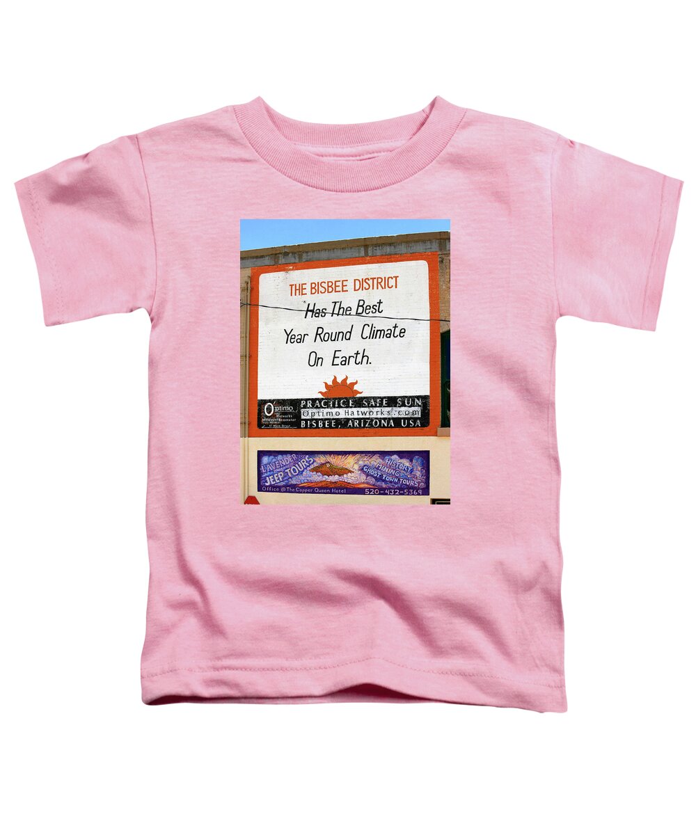 Bisbee Toddler T-Shirt featuring the photograph Bisbee AZ Best by Chris Smith