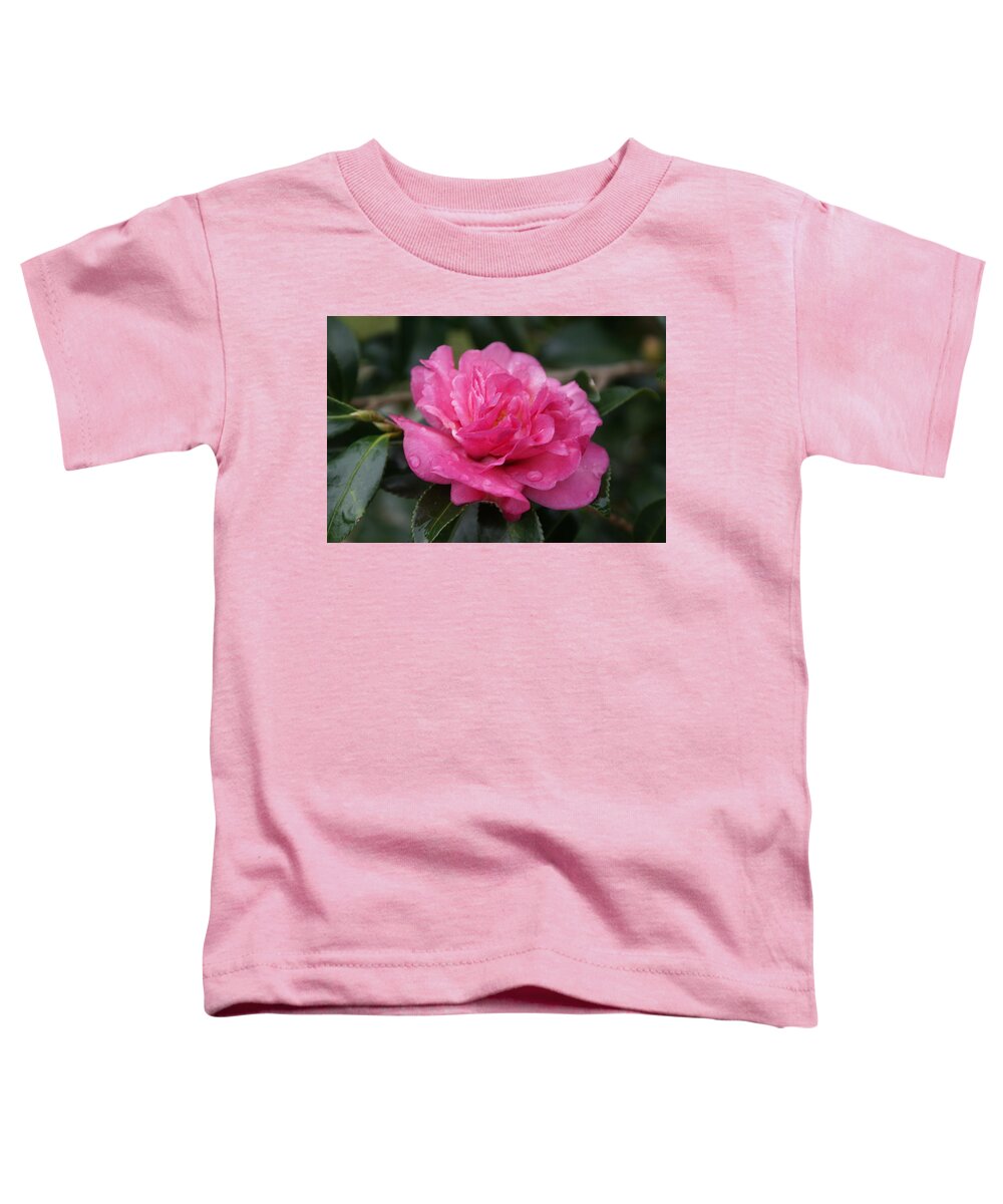  Toddler T-Shirt featuring the photograph Camilla Flower by Heather E Harman