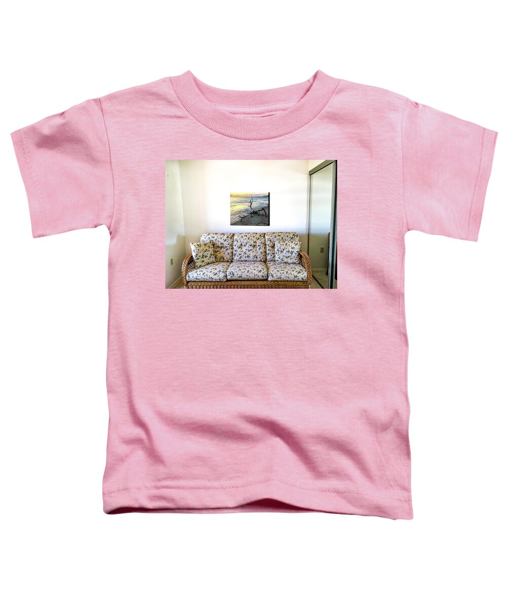 Single Photo Example In Canvas Toddler T-Shirt featuring the photograph Canvas Driftwood by Susan Molnar