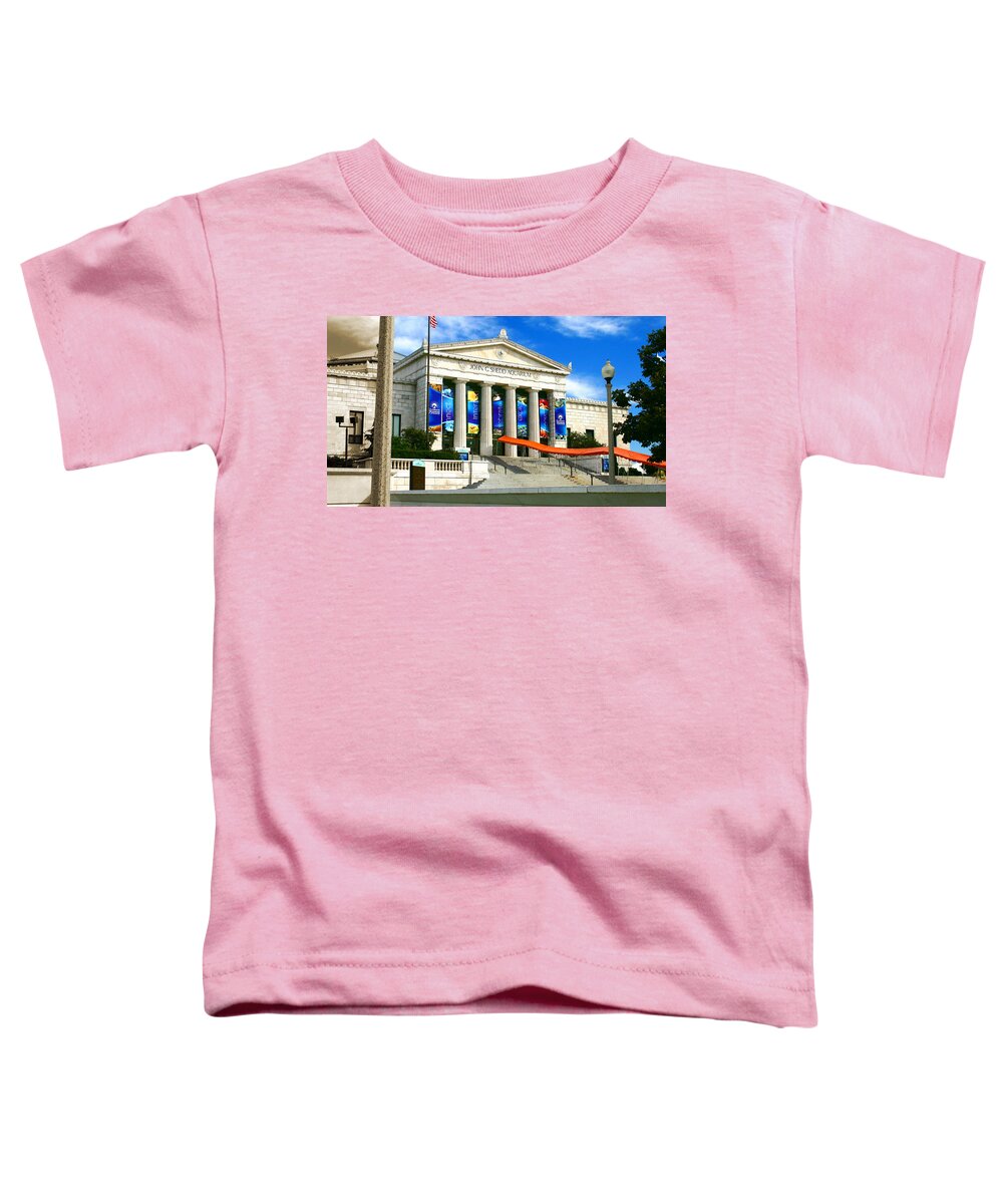 Architecture Toddler T-Shirt featuring the photograph Classical Roman Architecture Shedd Aquarium by Patrick Malon