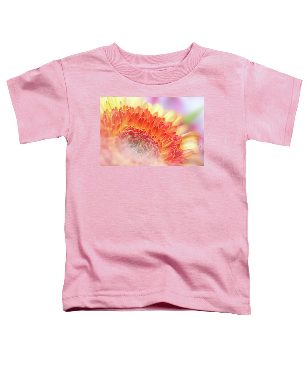 Photography Toddler T-Shirt featuring the digital art Daisy Cheer by Terry Davis