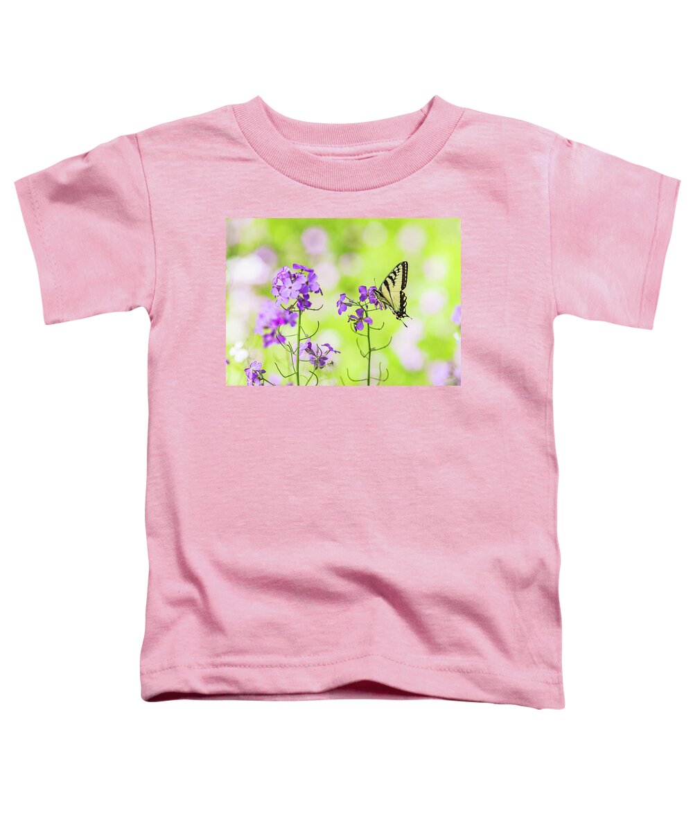 Animals Toddler T-Shirt featuring the photograph Eastern Tiger Swallowtail Butterfly 6 - Nature Photography by Amelia Pearn