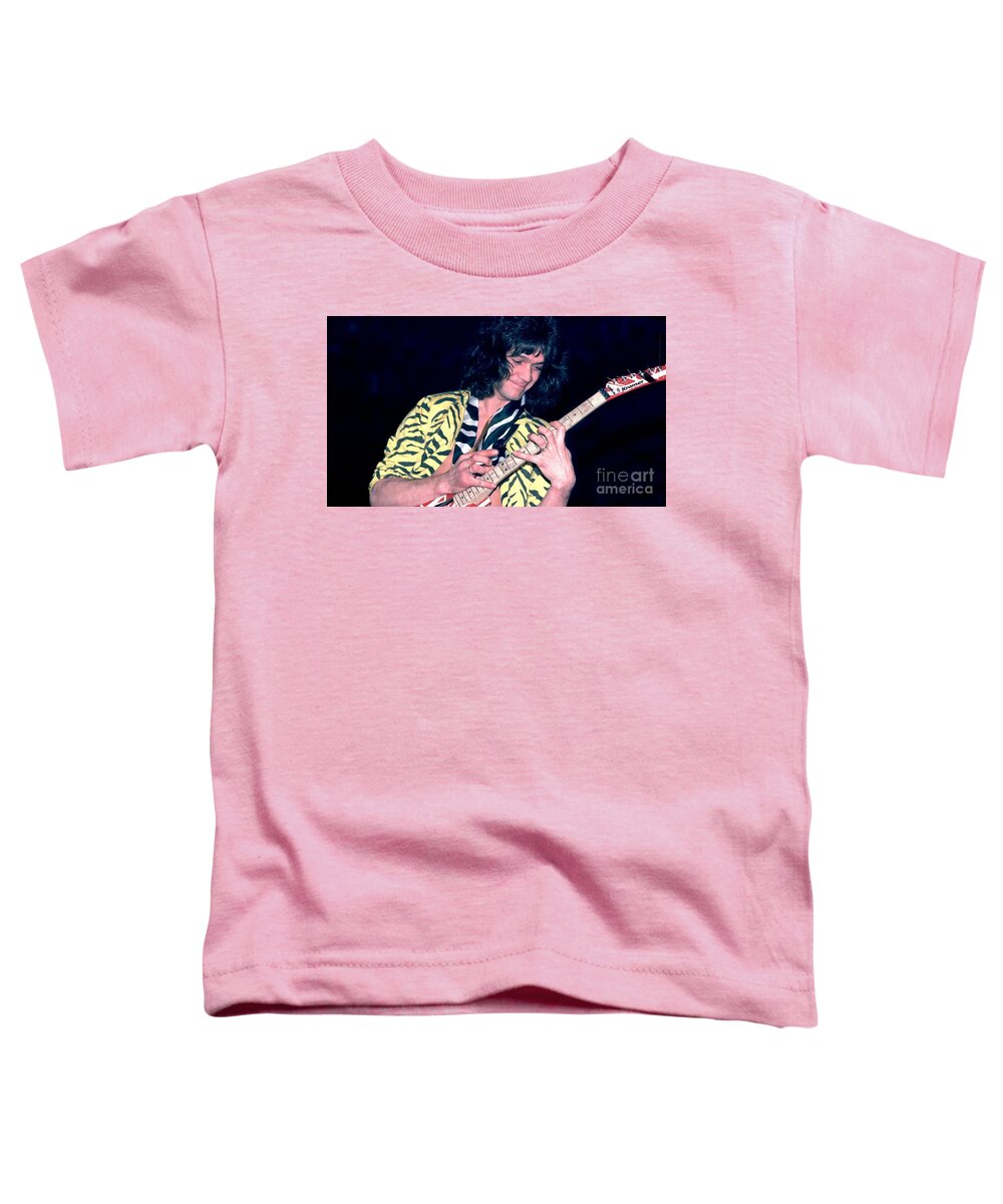 Van Toddler T-Shirt featuring the photograph Eddie Van Halen by Action