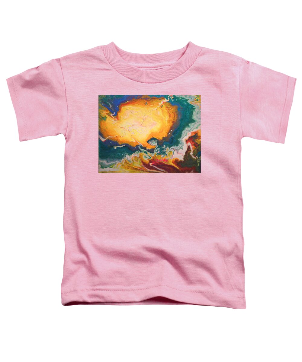  Toddler T-Shirt featuring the painting Envision Division by Gena Herro