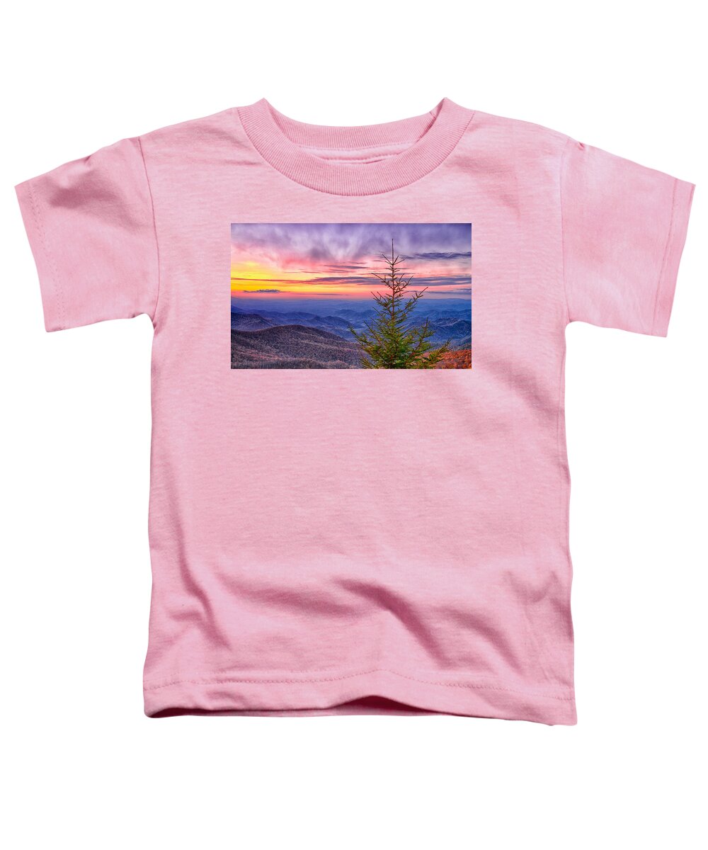 Sunset Toddler T-Shirt featuring the photograph Evening Glow by Blaine Owens